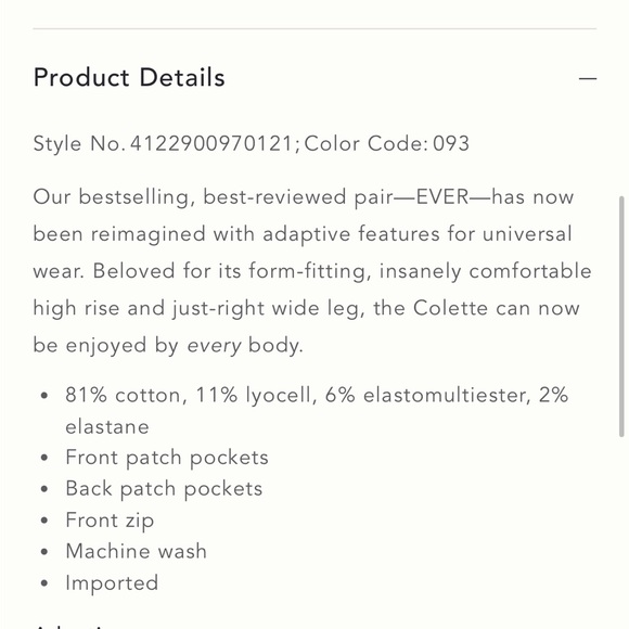 Anthropologie Colette Cropped High-Rise Wide-Leg Jeans by Maeve medium blue 26 - Picture 7 of 7